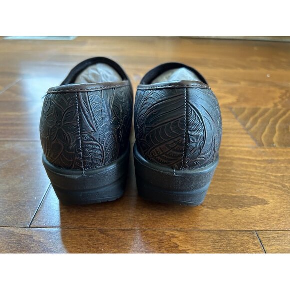 Easy Street Women's Origin, Brown Clog Tool Floral Design NEW 9.5 M Slip On - Picture 5 of 7